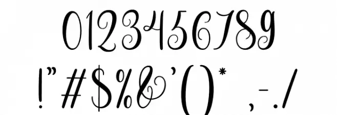 Jacyking Font OTHER CHARS