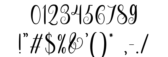 Jacyking Font OTHER CHARS
