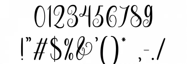 Jacyking Font OTHER CHARS