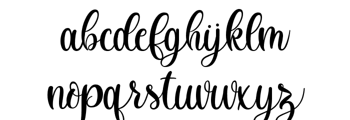 Jacyking Font LOWERCASE