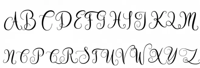Jacyking 字体 大写