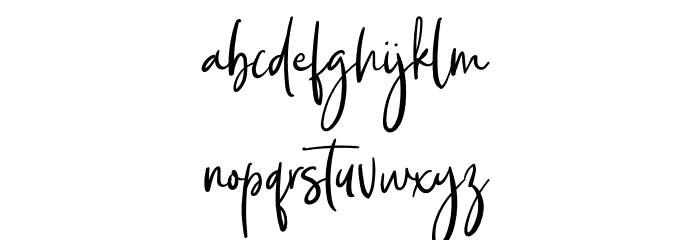 Jade Rosse Font LOWERCASE