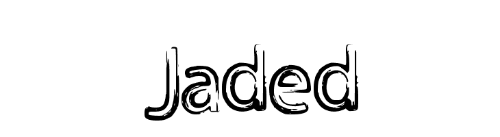Jaded  Frei Schriftart Herunterladen