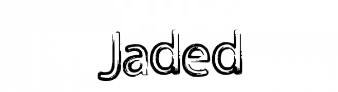 Jaded  baixar fontes gratis