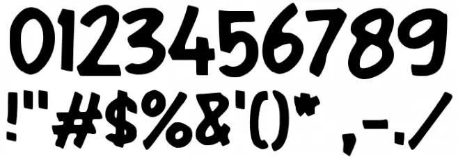 Jadi Gini Font Alte caractere