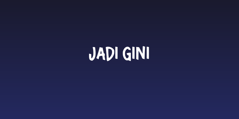 Jadi Gini Social Header