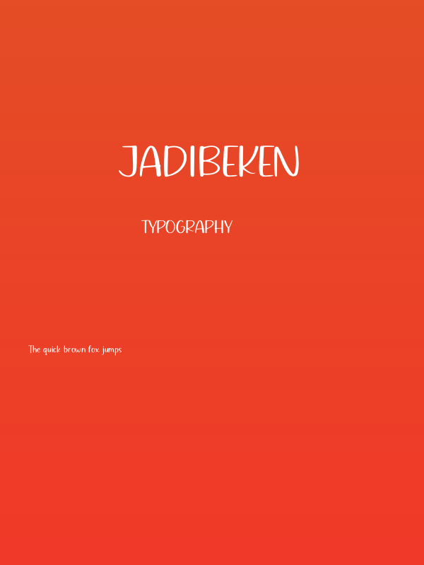 Jadibeken Poster