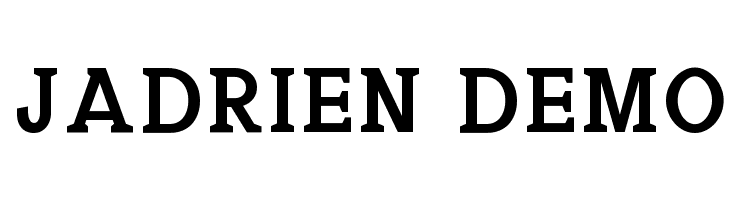 Jadrien Demo  Frei Schriftart Herunterladen