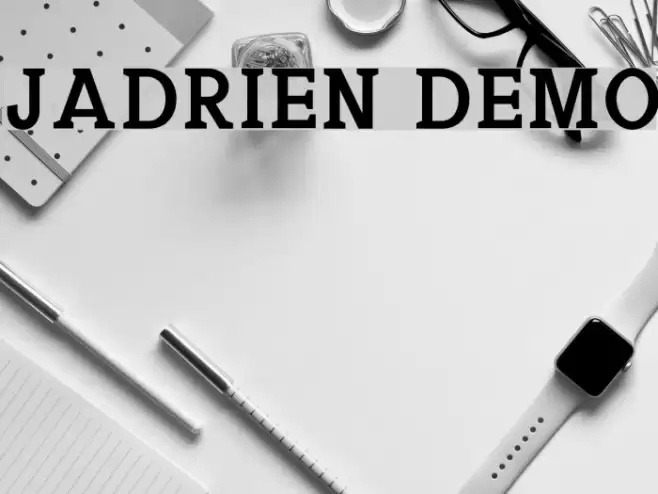 Jadrien Demo Caratteri examples