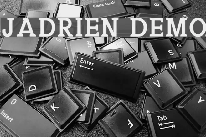 Jadrien Demo Caratteri examples