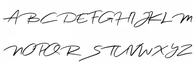 Jadyn Maria Free Regular Schriftart Groß