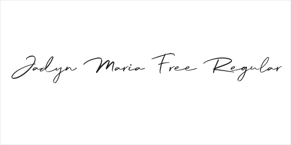 Jadyn Maria Free Regular Logo