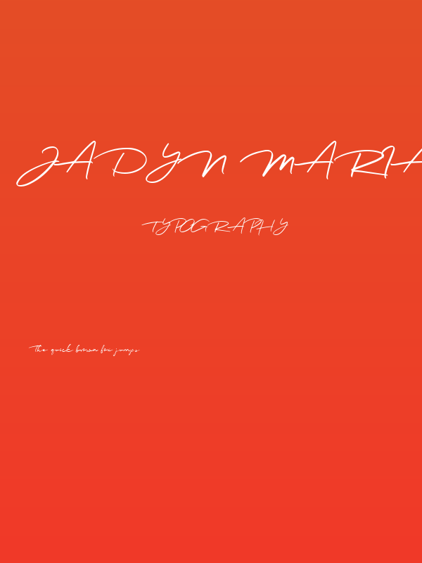 Jadyn Maria Free Regular Poster