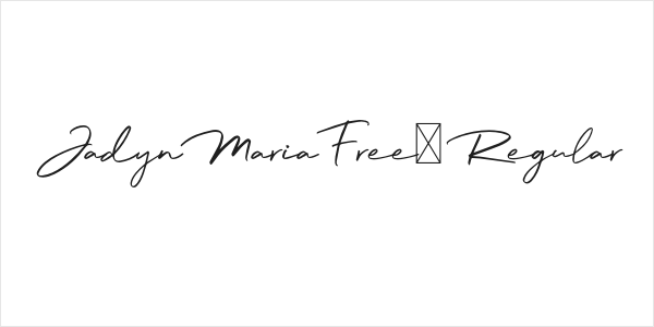 JadynMariaFree-Regular Logo