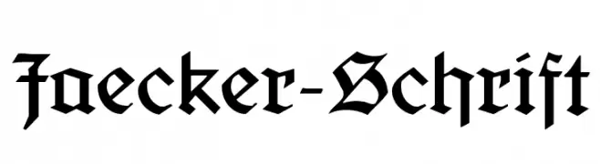 Jaecker-Schrift  baixar fontes gratis