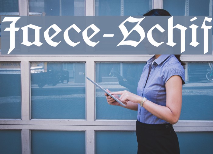 Jaecker-Schrift Example 1