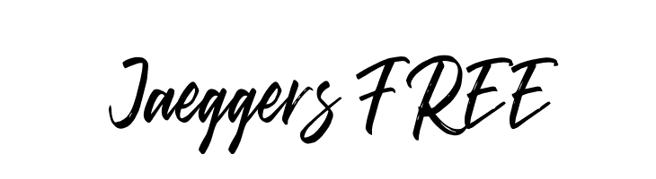 Jaeggers FREE Caratteri