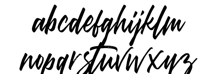 Jaeggers FREE Font LOWERCASE
