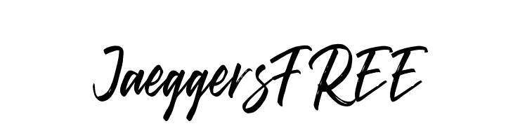 JaeggersFREE Caratteri