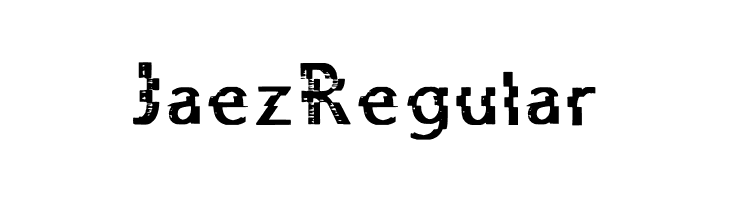 Jaez Regular Fonte