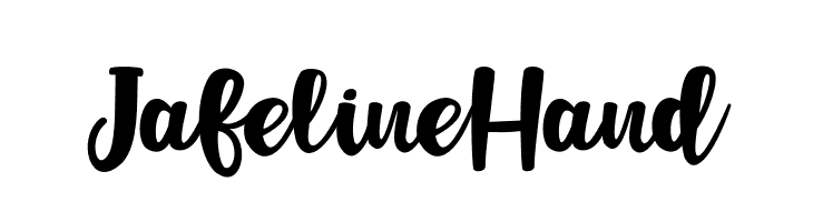Jafeline Hand  フリーフォントのダウンロード