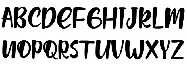 Jafeline Hand Schriftart Groß