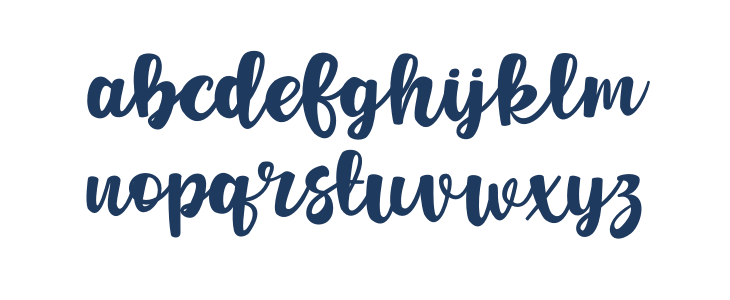 Jafeline Hand Lowercase