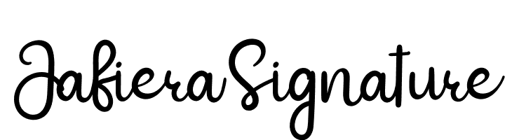 Jafiera Signature  font caratteri gratis