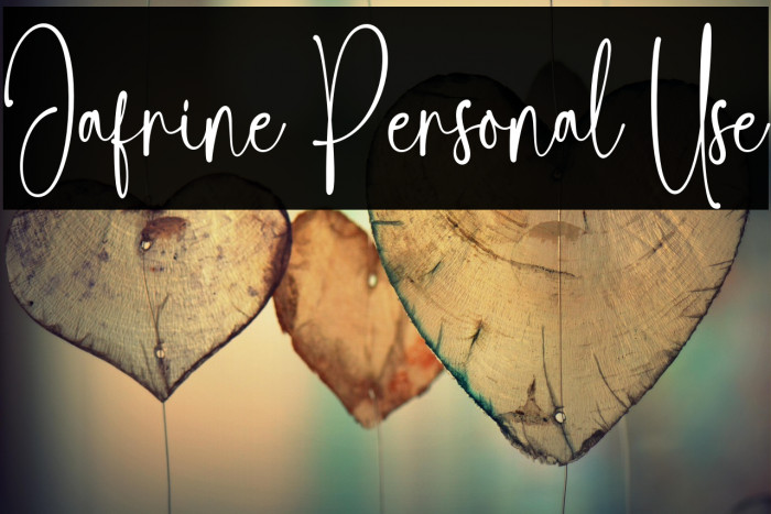 Jafrine Personal Use Example 1