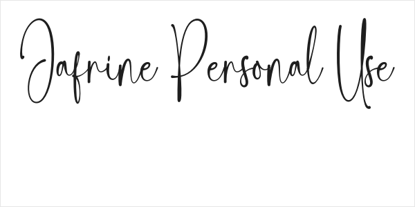 Jafrine Personal Use Logo