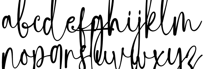 Jafrine Personal Use Font LOWERCASE