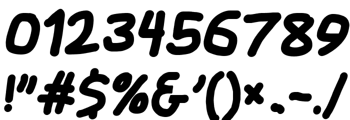 Jag Alskar Dig Fet Oblique Font OTHER CHARS