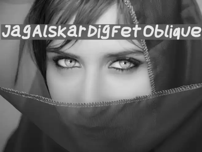 Jag Alskar Dig Fet Oblique Schriftart examples
