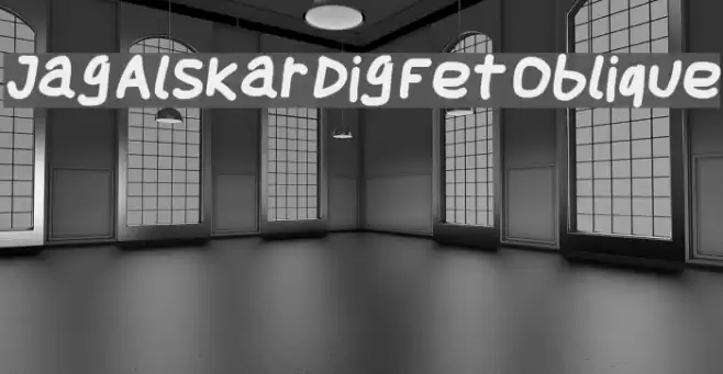 Jag Alskar Dig Fet Oblique Schriftart examples