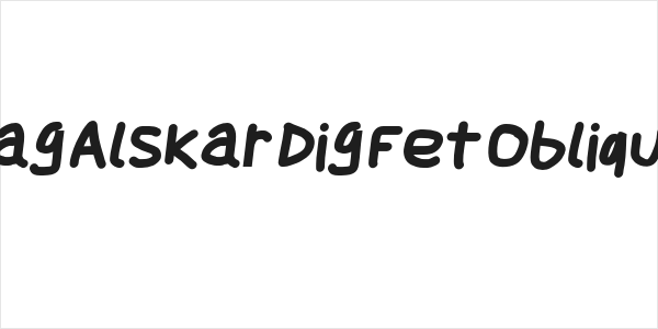Jag Alskar Dig Fet Oblique Logo