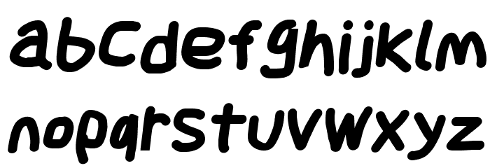 Jag Alskar Dig Fet Oblique Font LOWERCASE