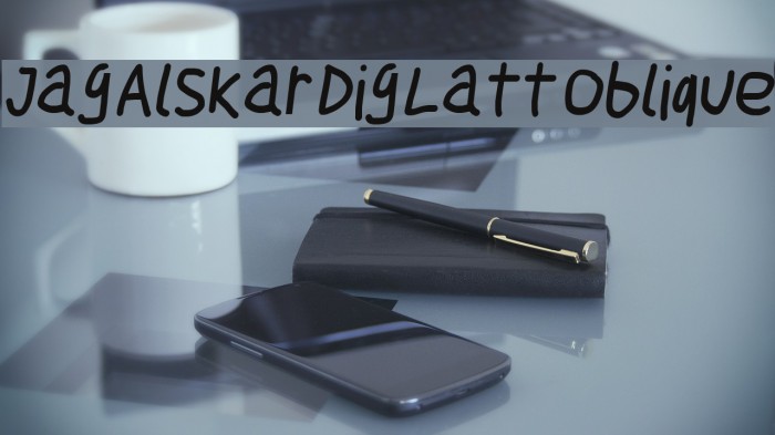 Jag Alskar Dig Latt Oblique Font examples