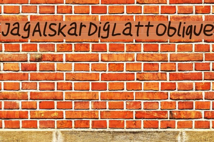 Jag Alskar Dig Latt Oblique Font examples