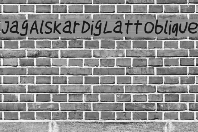 Jag Alskar Dig Latt Oblique フォント examples