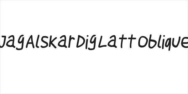 Jag Alskar Dig Latt Oblique Logo