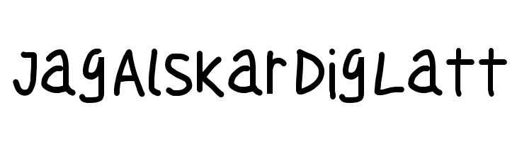 Jag Alskar Dig Latt  font caratteri gratis