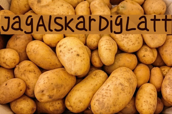 Jag Alskar Dig Latt Font examples