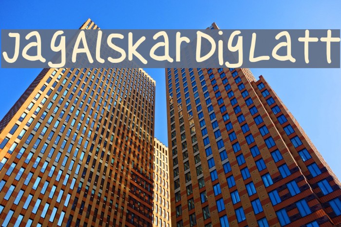 Jag Alskar Dig Latt Font examples