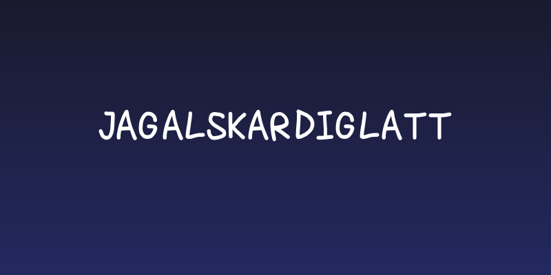 Jag Alskar Dig Latt Social Header