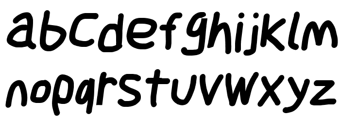Jag Alskar Dig Oblique Font LOWERCASE