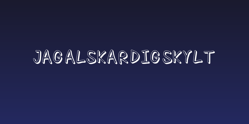 Jag Alskar Dig Skylt Social Header