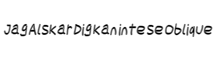 Jag Alskar Dig kan inte se Oblique  Descarca Fonturi Gratis