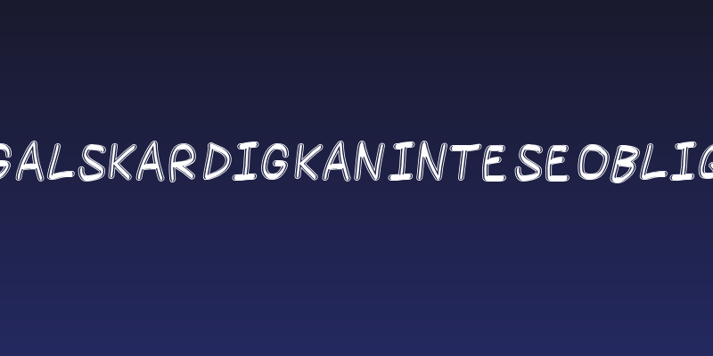 Jag Alskar Dig kan inte se Oblique Social Header