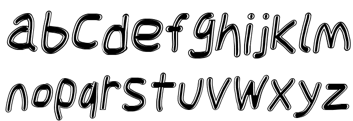 Jag Alskar Dig kan inte se Oblique Font LOWERCASE