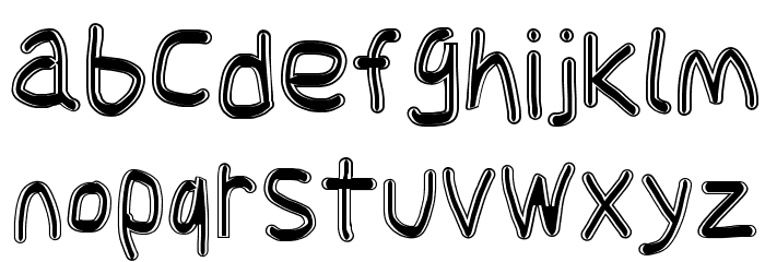 Jag Alskar Dig kan inte se Font LOWERCASE